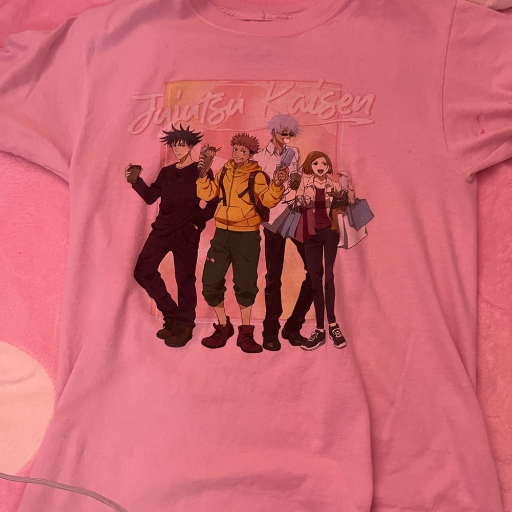 Pink Jujutsu Kaisen Graphic Women’s Tee